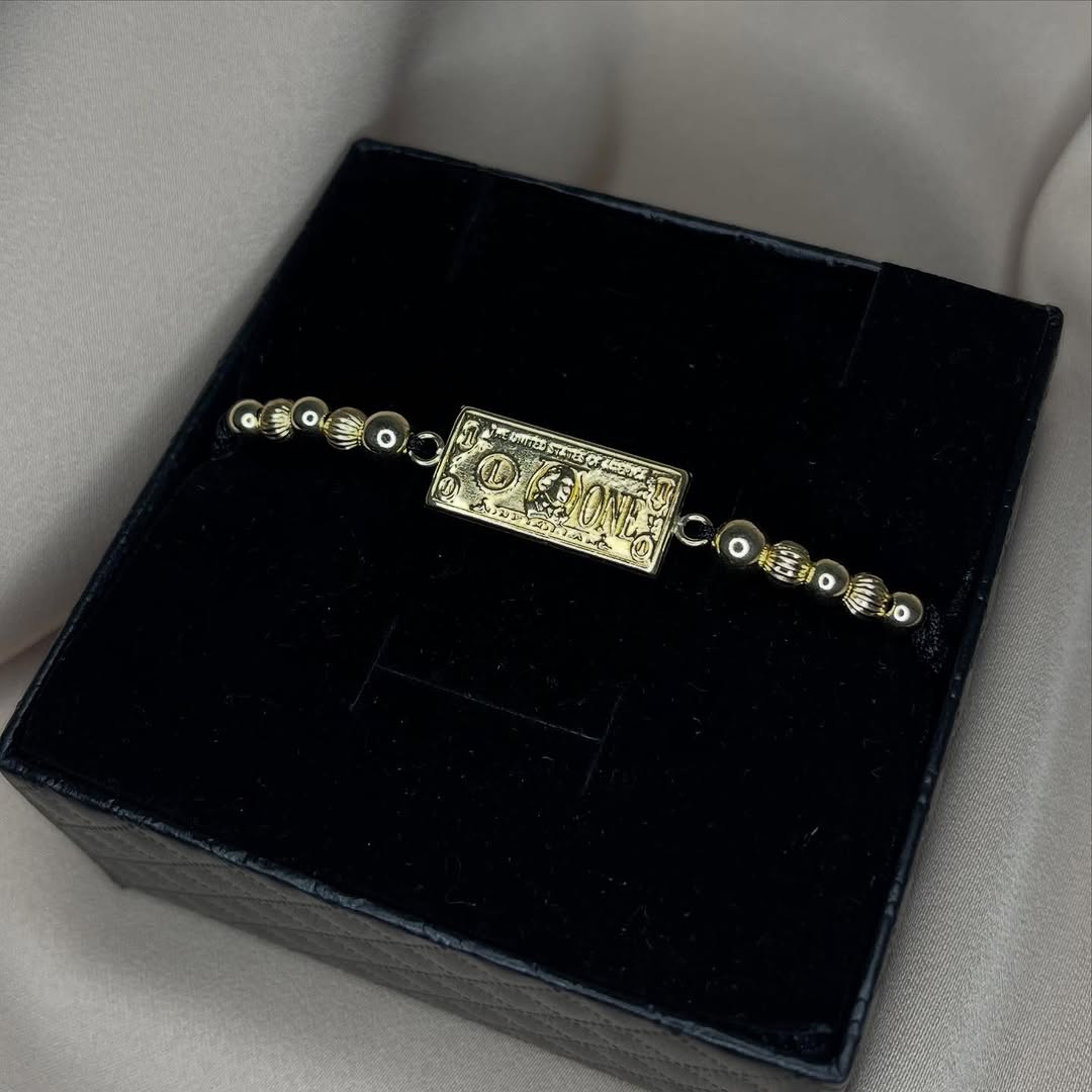 Manilla Dolar - Oro Laminado 18k