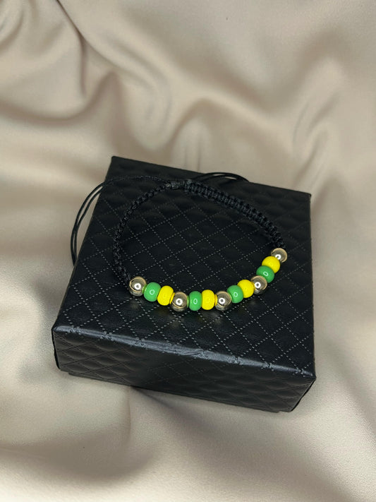 Pulsera Tejido Orula - Oro Laminado 18k