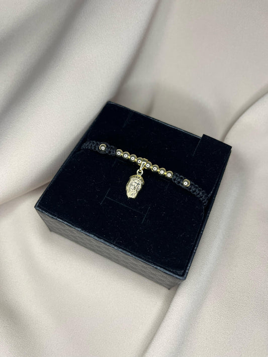 Pulsera Cristo Colgante - Oro Laminado 18k REF #2